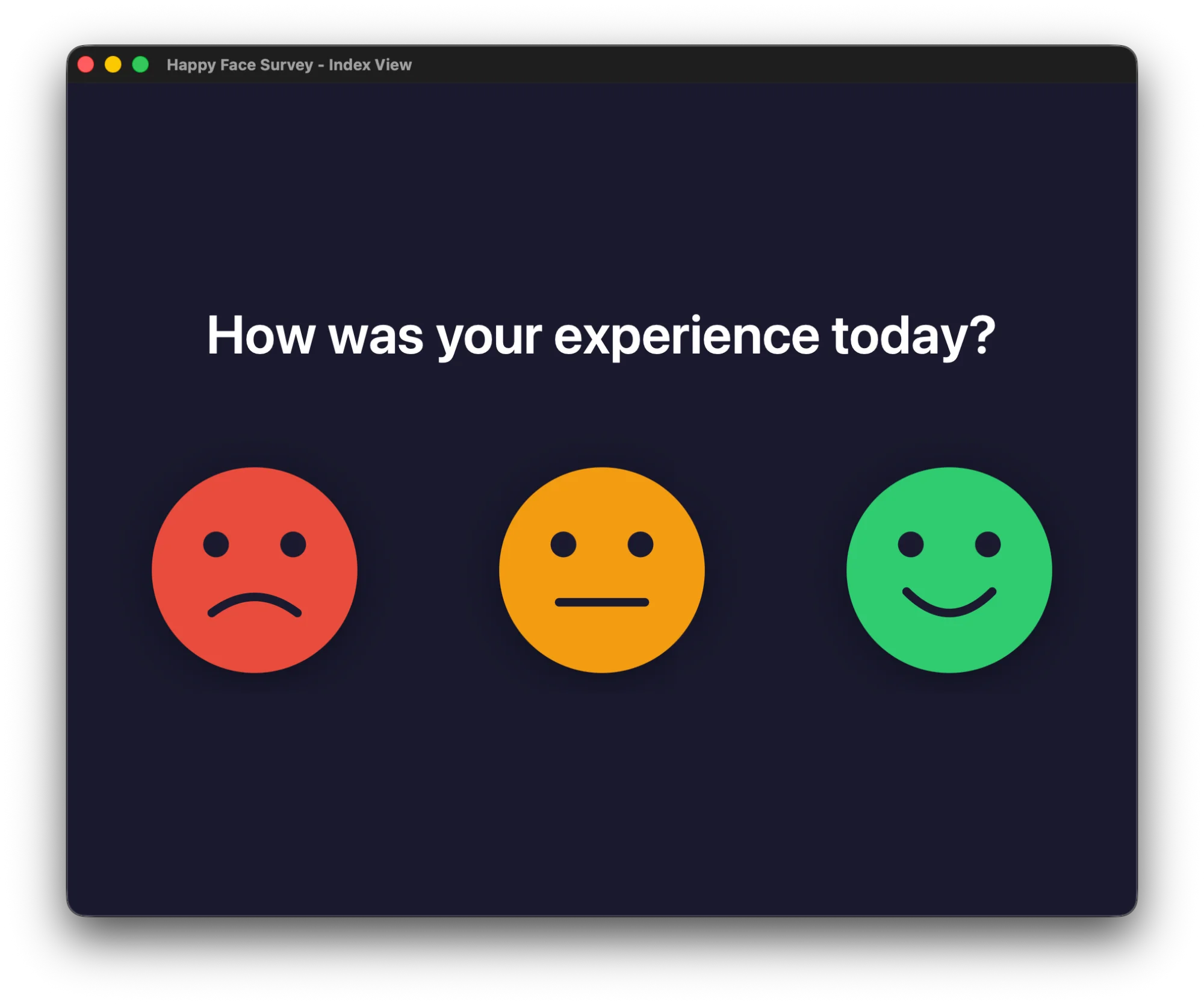 Happy Face Survey - Index