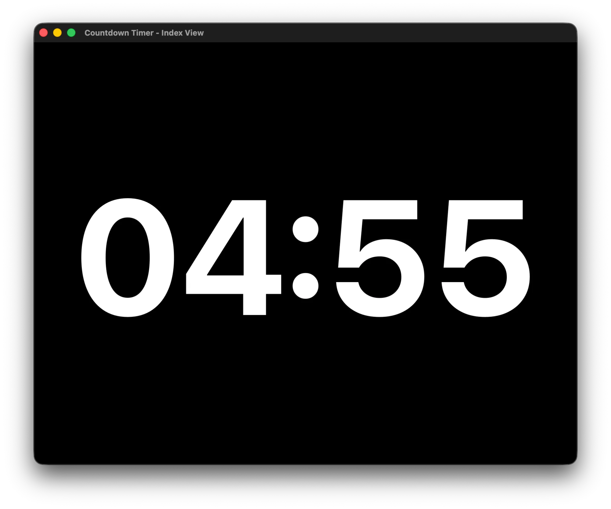 Countdown Timer - Index